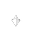 Rekhale gold diamond ring, architectural Italian luxury jewellery
