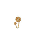 Jaipur Gold Sphere Piercing, minimal gold sphere piercing handcrafted in Italy